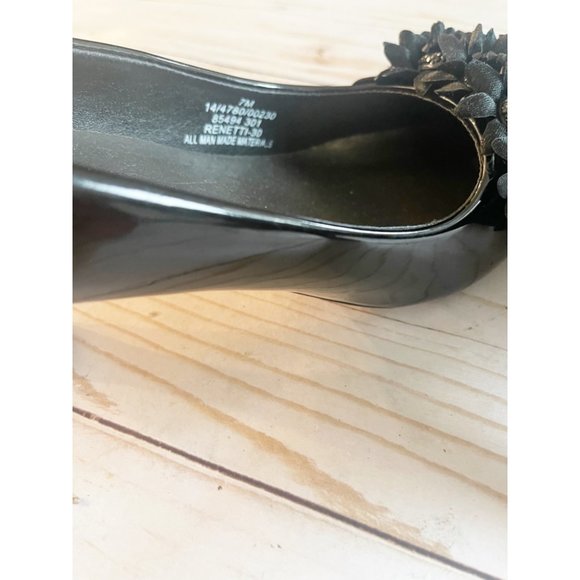 Pierre Dumas Patent Leather Embellished Pump - Picture 9 of 14